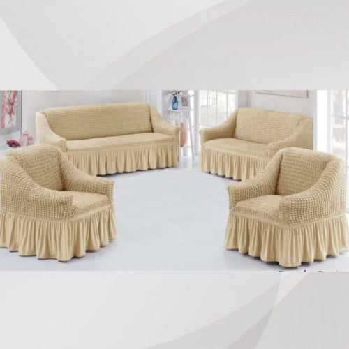 Crepe Seat Cover ترند غطاء كنب 4 قطع سميك