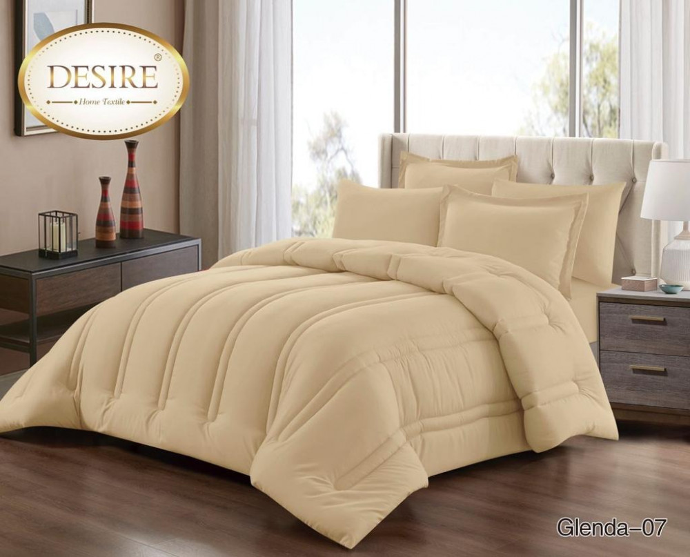 GLENDA-02 ديزاير مفرش بيج نفر 3 قطع