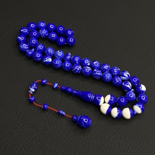 سبحة كورة بلياردو أزرق مموه