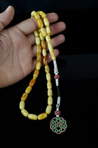 مسباح مستكه مع طربزونه فضه