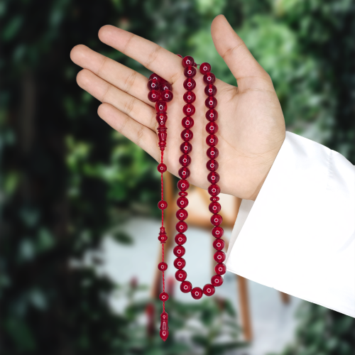 مسباح فاتوران لون احمر شفاف تمليكة