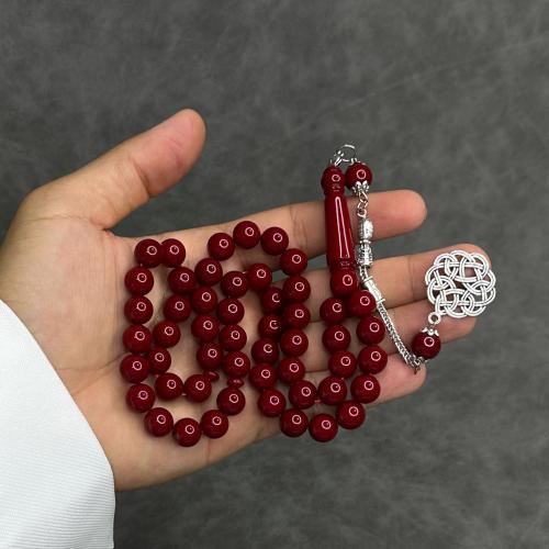 سبحه بكلايت لون عنابي مع كركوشة