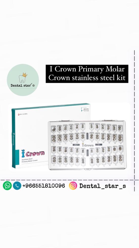 I Crown Primary Molar Crown stainless steel kit