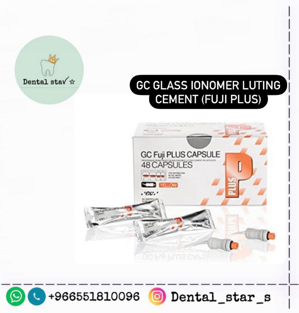 GC Glass Ionomer Luting Cement FUJI PLUS dental material