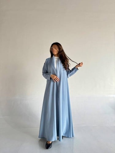 عباية سماوي كلوش