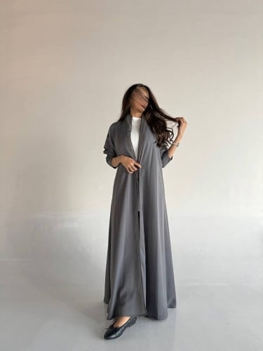 عباية رصاصي كلوش