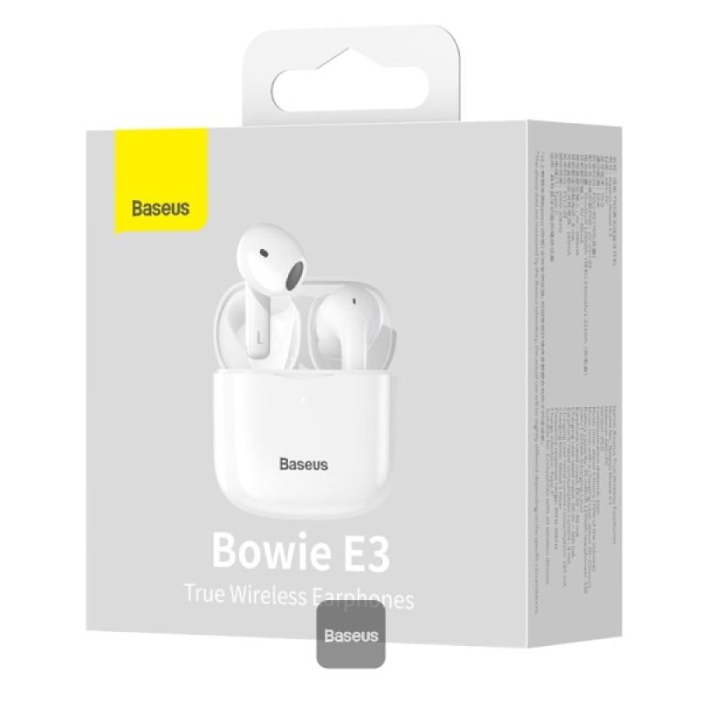 سماعات أذن لاسلكية Baseus Bowie E3 بتقنية البلوتوث، شحن سريع، تأخير 0.06 ثانية، تطبيق تحديد الموقع