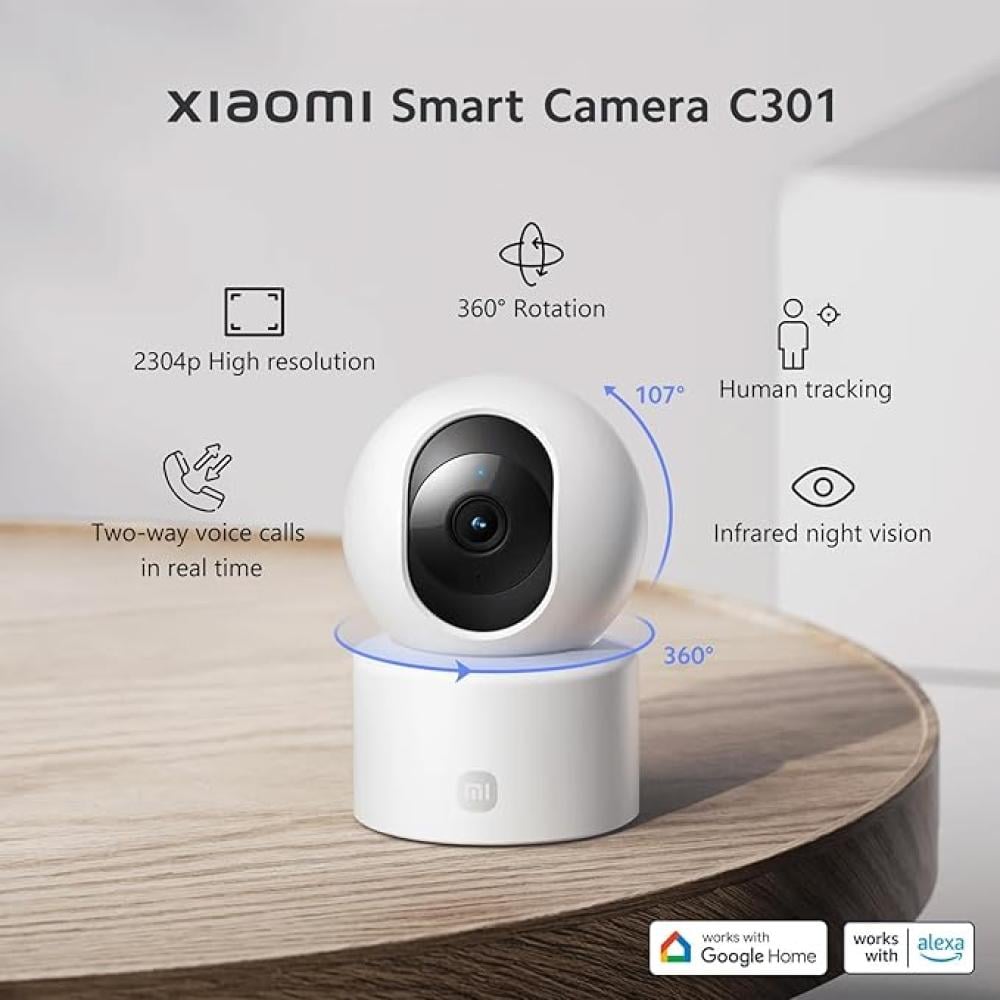 Xiaomi Smart Wireless Security Camera C301 White متجر حلول عنيزة