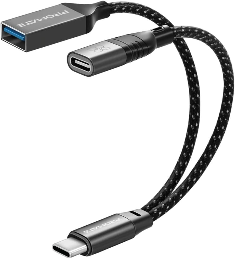 Promate USB-C OTG MEDIA ADAPTER UNIVERSAL COMPATIBILITY