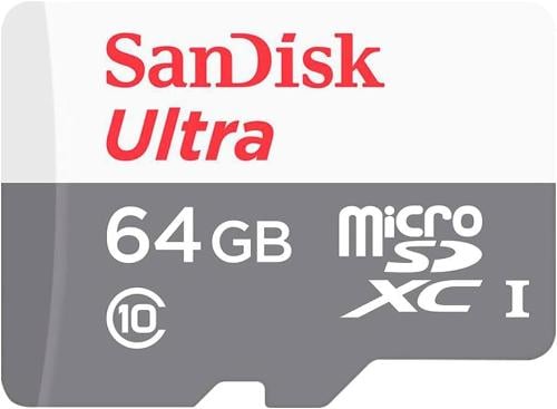 بطاقة ذاكرة من SANDISK MicroSD ULTRA SDHC 64GB