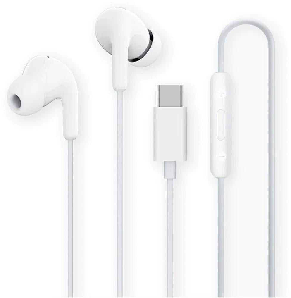 Xiaomi Type C Wired Earphones White متجر حلول عنيزة