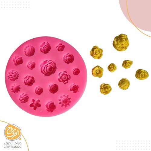 قالب الورد متعدد المقاسات