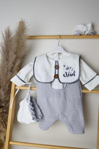 طقم شتوي اطفال مواليد