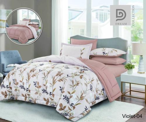 مفرش سرير عرسان - وردي