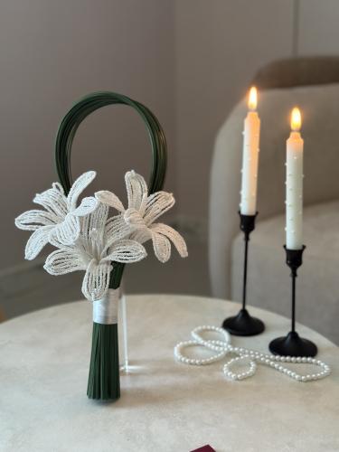 مسكة عروس - ذهبية الخرز