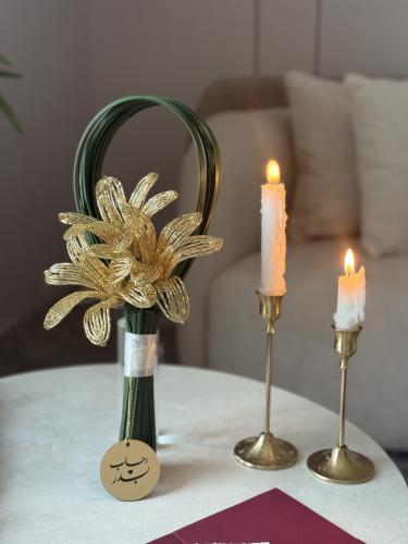 مسكة عروس - ذهبية الخرز