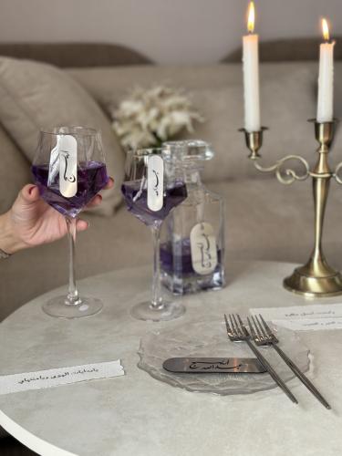 طقم كيك العرسان-لاڤندر