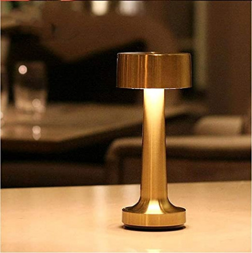 Touch Table Lamp - مصباح طاوله المونيوم لون ذهبى