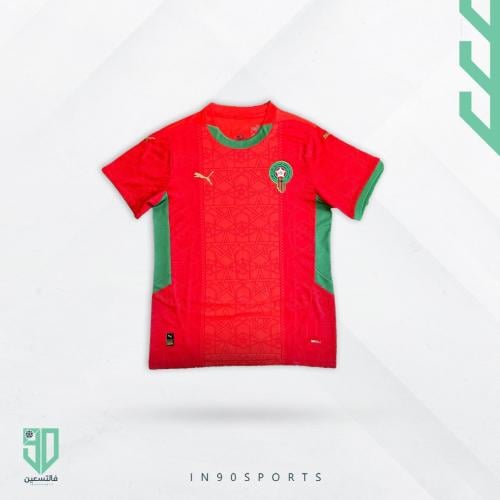 تيشيرت منتخب المغرب 24/25 Morocco National Home Ki...