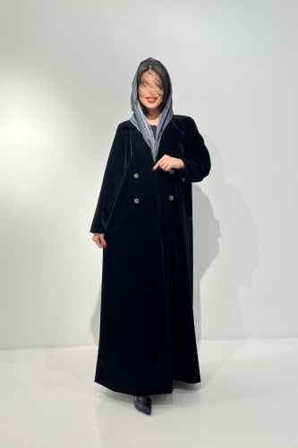 عبايه سوداء شامواه رسميه