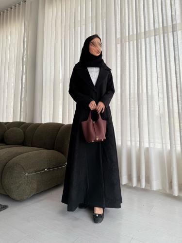 عبايه سوداء دانتيل