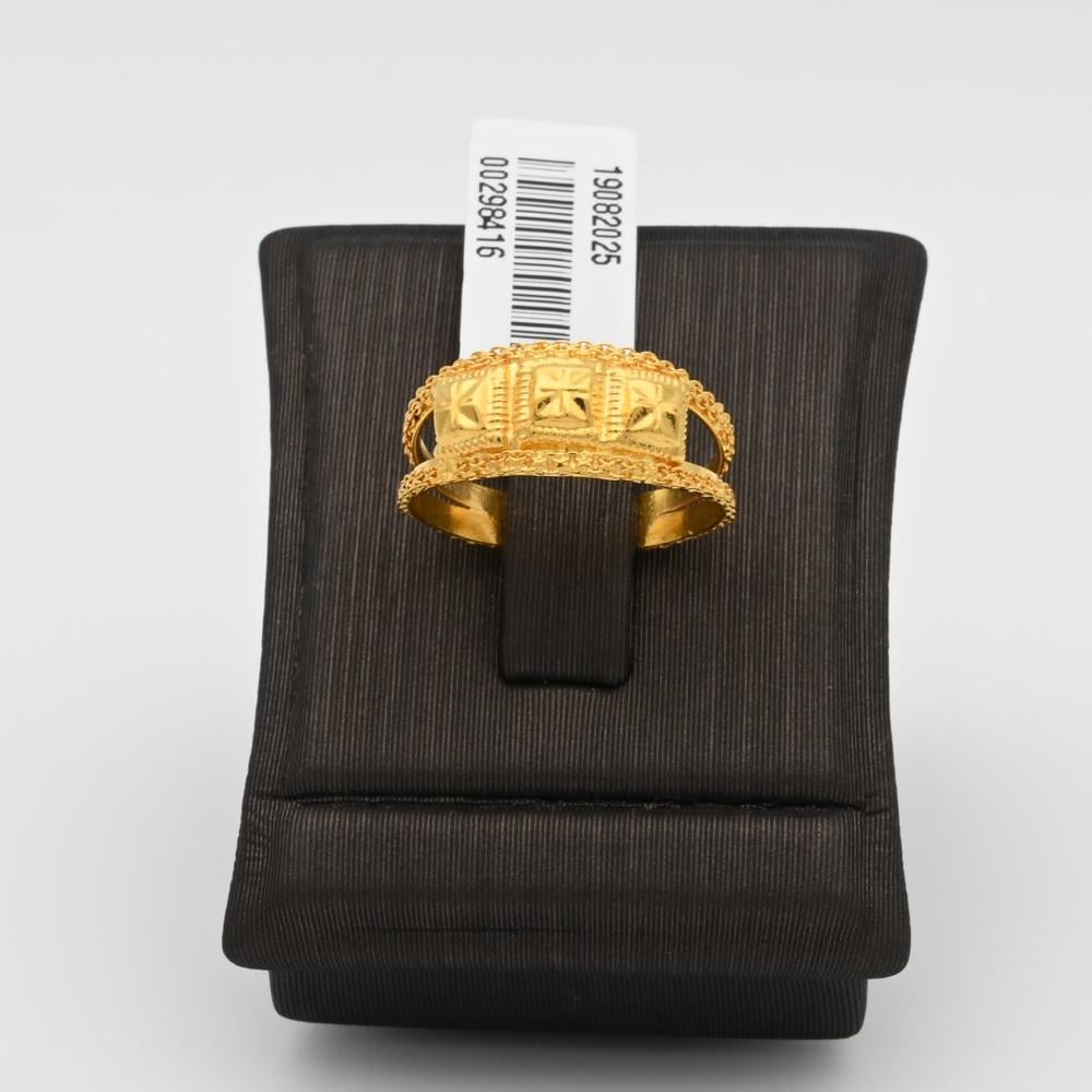 خاتم ذهب عيار 21