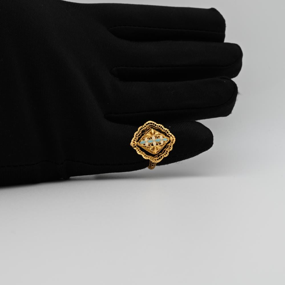 خاتم ذهب  عيار 21