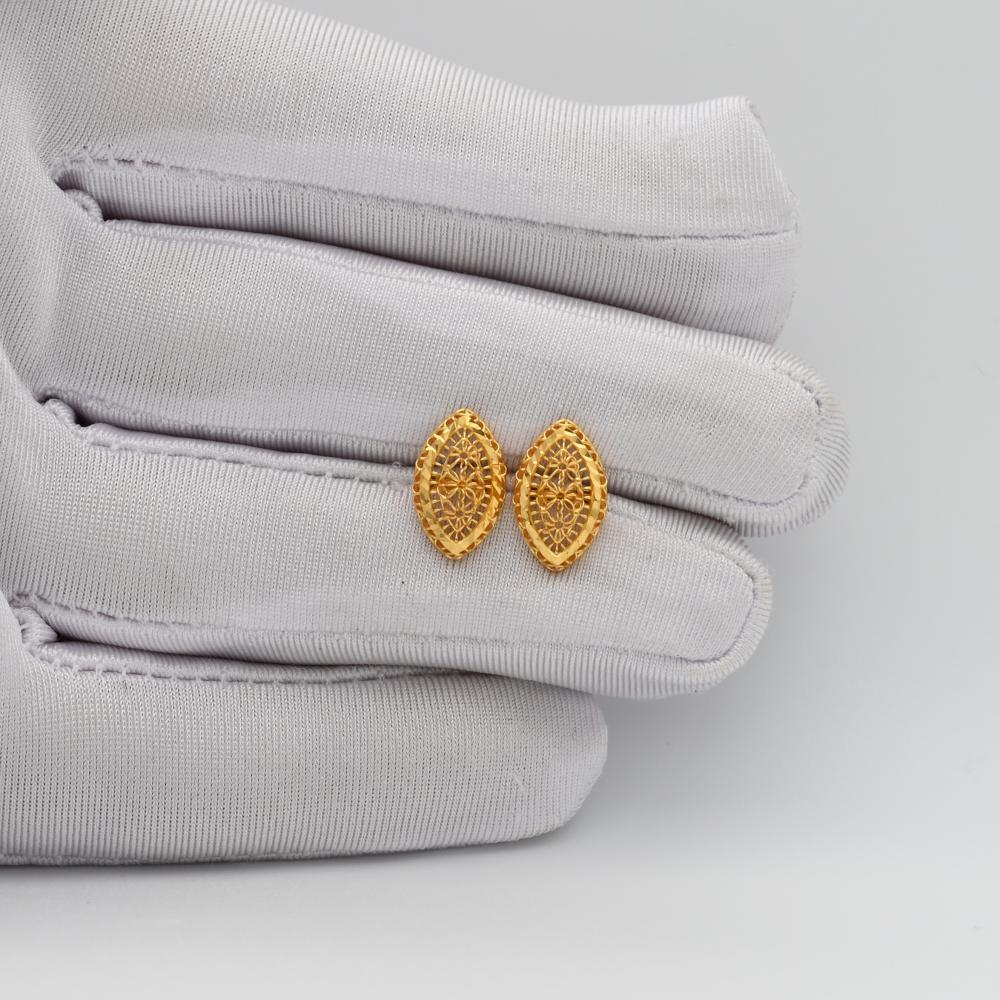 حلق ذهب عيار 21