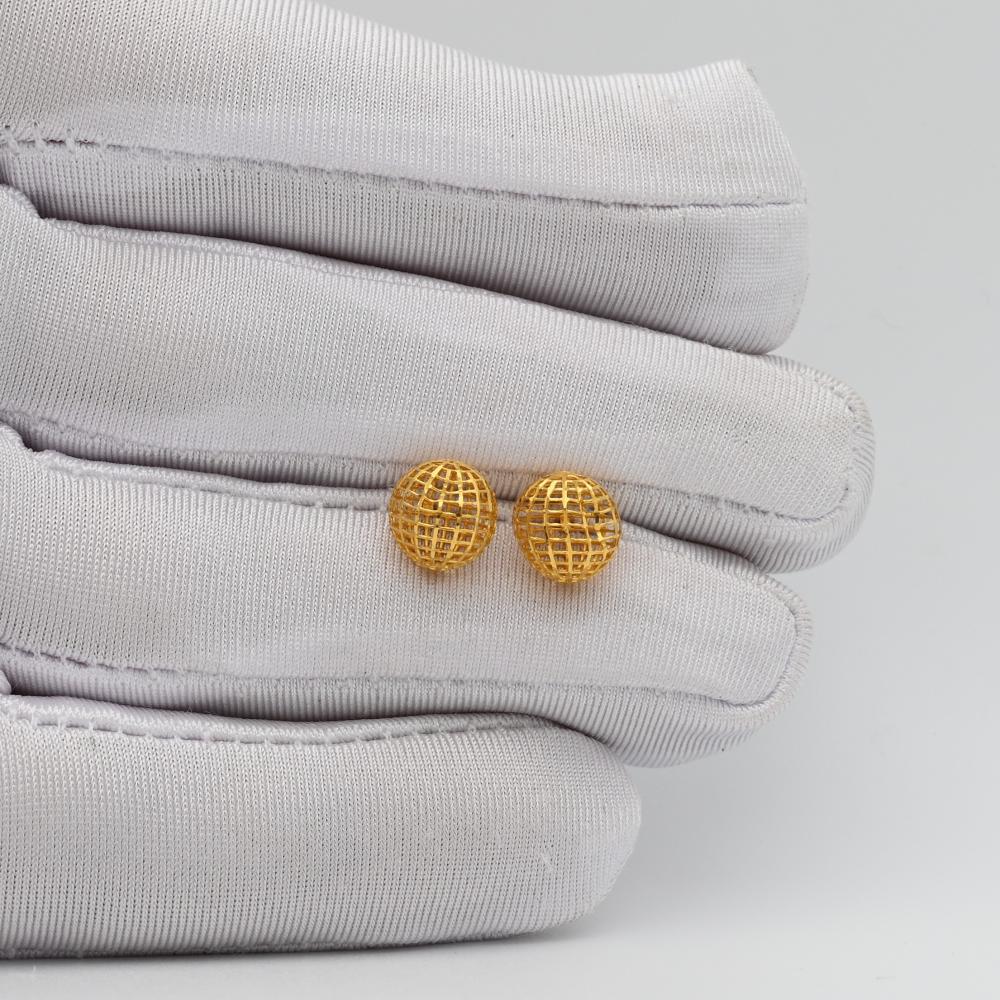 حلق ذهب عيار 21