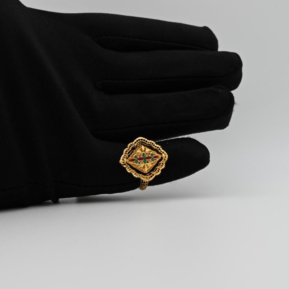 خاتم ذهب  عيار 21