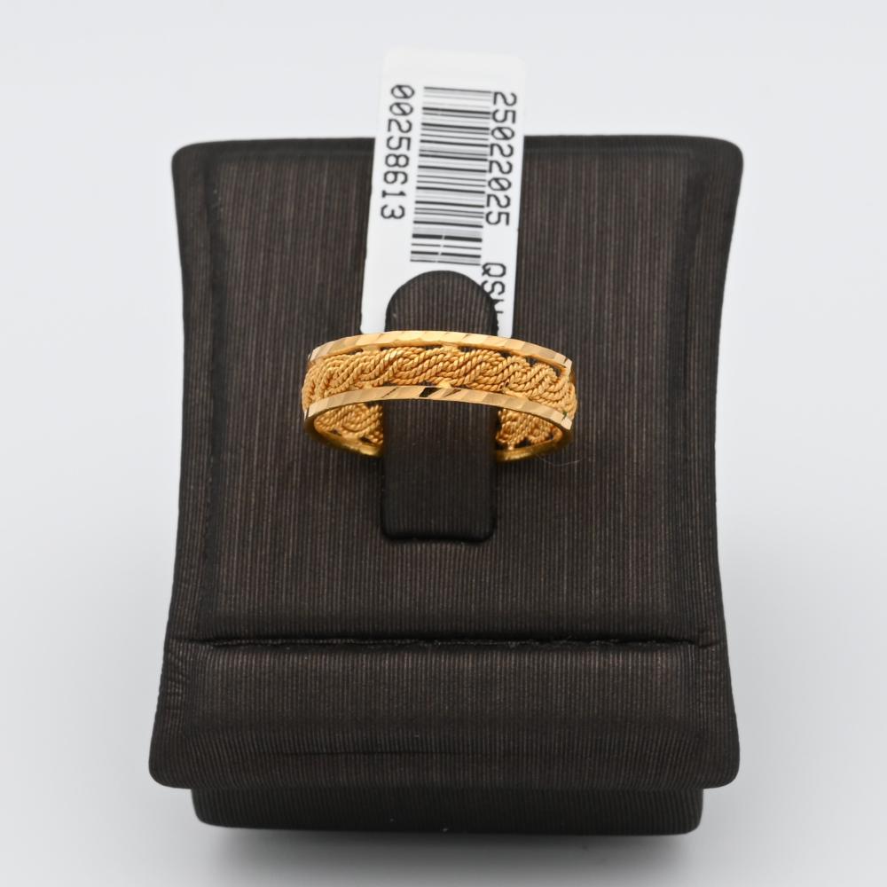 خاتم ذهب عيار 21