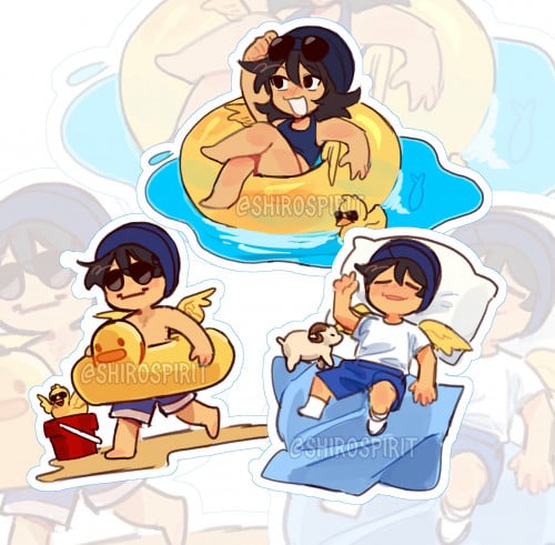 Quackity stickers