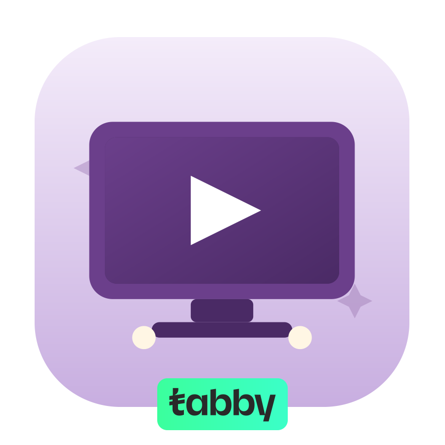 بطاقات برامج الترفيه مع تابي