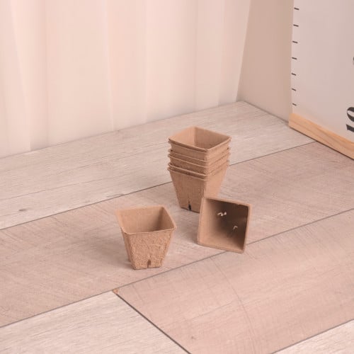 وعاء تشتيل ورقي قابل للتحلل في التربة