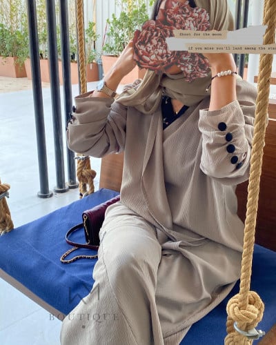 عباية كريب مكسر