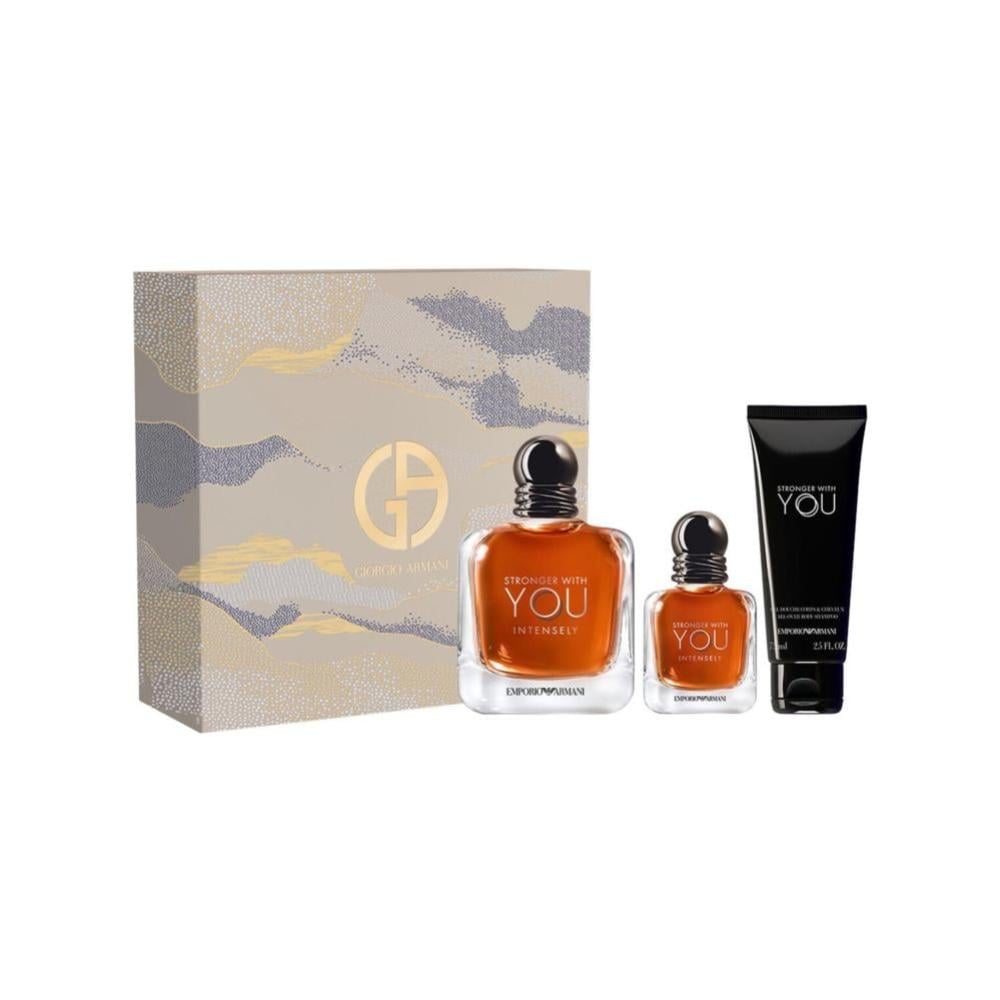 عرض طقم عطور أرماني سترونقر وذ يو انتنسلي او دو بارفان للرجال