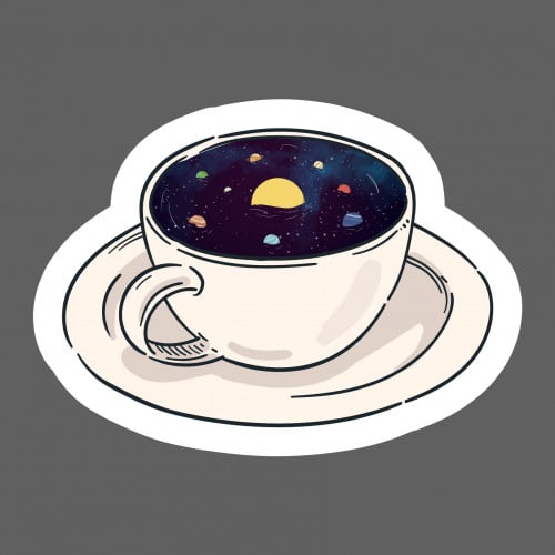 ملصق - Solar system mug