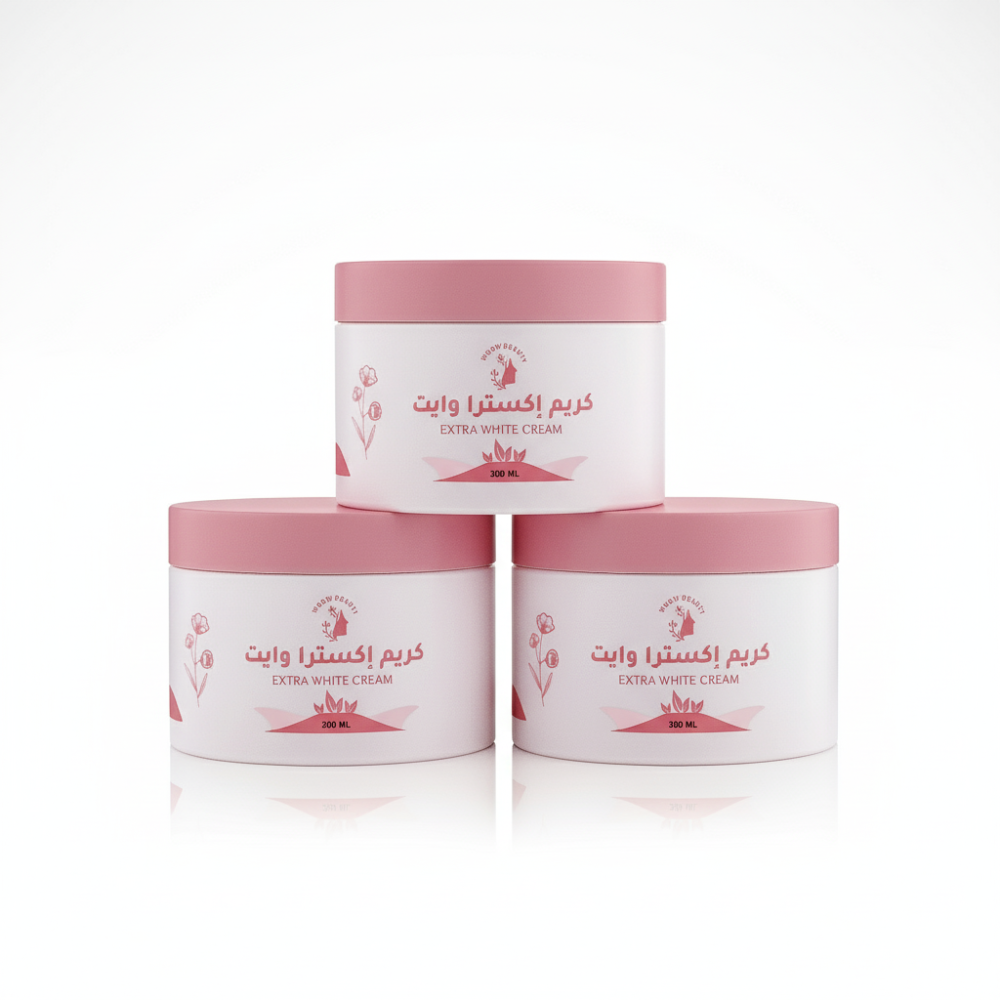 بكج التبيض المركز للجسم 3 كريم اكستراوايت