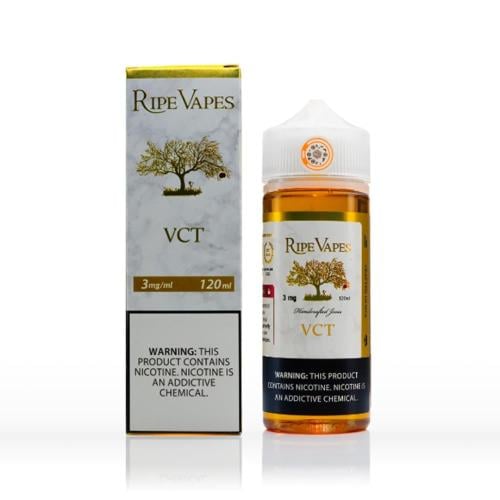 نكهة فيب  في سي تي 120  مل فانيلا كاسترد توباكو  Ripe Vapes VCT