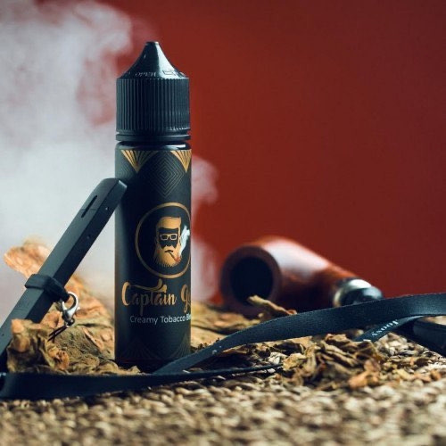 نكهة فيب  كابتن قولد توباكو وكريمة Captain gold Creamy Tobacco Blend