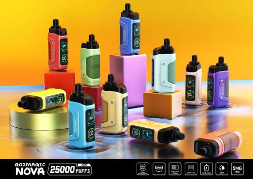 سحبة نوفا قو تو ماجيك NOVA GO2MAGIC PUFFS 25000 50mg