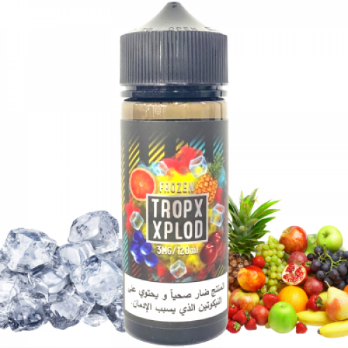 نكهة فيب  فواكة  الإستوائيه  تروبكس ايس - 120 مل - Tropx Xplod Frozen