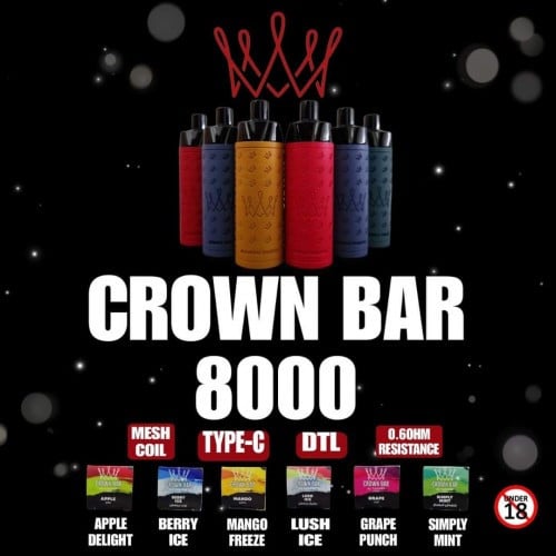 كراون بار الفاخر 8000  موش  CROWN BAR 5MG