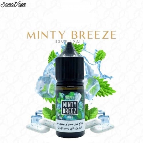 نكهة نعناع علك مينتي بريز سامز فيب Sam Vapes Frozen Minty Breez Salt