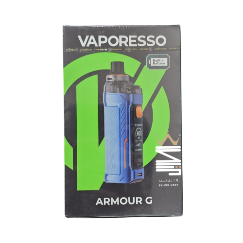 جهاز شيشة و سحبة ارمور جي من فابريسو - Vaporesso Armour G Pod Vape Kit
