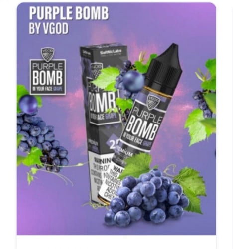 نكهة فيقود عنب بومب سولت  VGOD PURPLE BOMB SALT