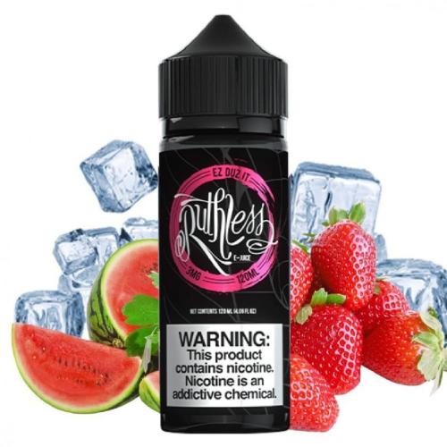 نكهة روثلس جح فراولة ايس 120 مل ruthless ez duz it on ice 120ml