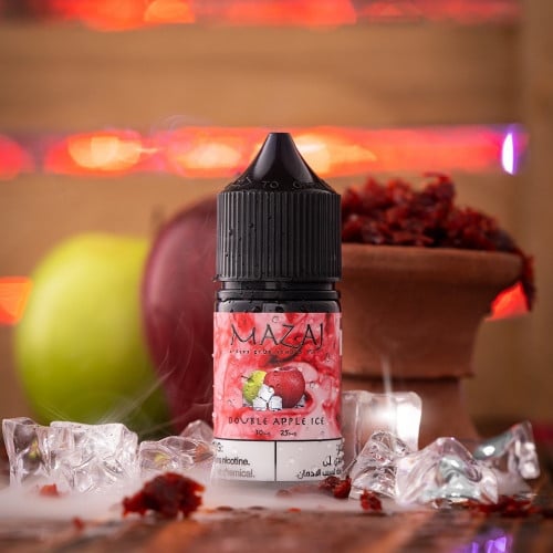 نكهة مزاج معسل تفاحتين ايس MAZAJ Double Apple ICE