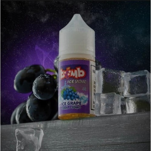 نكهة بومب عنب ايس  BOMB Grape Ice Salt