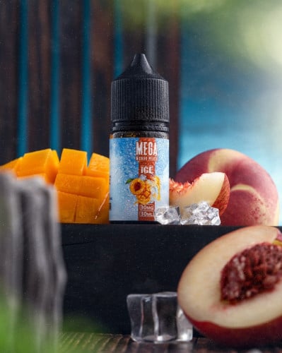 نكهة  ميجا مانجو خوخ ايس Mega Mango Peach Ice Salt